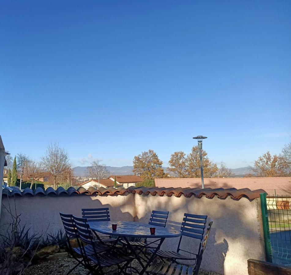 Studio De Jardin "Le Temps D Une Pause" Jusqu'A 4 Personnes En Face Du Beaujolais - Climatisation Et Borne Recharge Vehicule Electrique Montmerle-sur-Saone Exterior foto