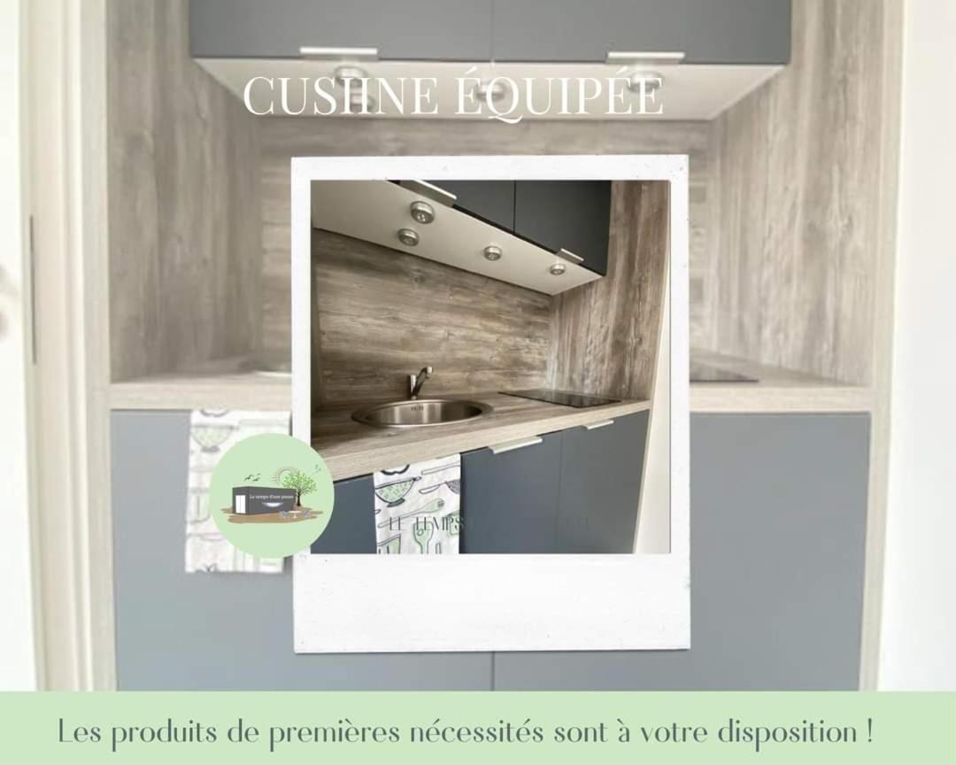 Studio De Jardin "Le Temps D Une Pause" Jusqu'A 4 Personnes En Face Du Beaujolais - Climatisation Et Borne Recharge Vehicule Electrique Montmerle-sur-Saone Exterior foto